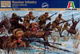 Italeri 6069 1/72 Scale Military Model Kit WWII Russian Infantry Winter Uniform Model