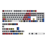 PBT Comic  Keycaps Cherry Profile 141 Keys Keycaps Set Suitable Cherry MX6815 Model