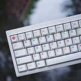 Cute Smiley face Cool Kids Dye Sublimation PBT Keycap Set Model