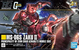 HGUC Mobile Suit Gundam Shaa-only Zaku II 1/144 Scale Colored Plastic Model Model