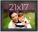 21x17 Frame Black Real Wood Picture Frame Width 1.5 inches | Interior Frame Dept Model