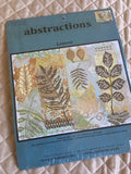Candamar Designs Abstractions LEAVES #52202 Collage Cross Stitch Kit 14x11 NIP Model