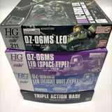 GUNDAM LEO Space & Flight Unit Type & Triple Action Base 1:144 HG SET Model Kit Model
