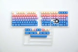 Pink Blue Gradual Keycaps MOA Profile Dye Sub PBT Keycap Set Model