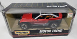 Matchbox Motor Trend Jeepster Concept Red Diecast Model Car Jeep 1:18 Scale Model