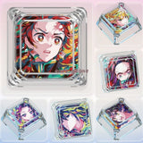 Anime Demon Slayer Novel Transparent Tokisaki Cute Clear Keycaps for MX Keyboard Model