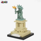 MOOXI Statue of Liberty Mini Building Block Set ¨C MOC 120 Pcs Display Figurine Model