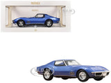 1969 CHEVROLET CORVETTE COUPE LE MANS BLUE 1/18 DIECAST MODEL BY NOREV 189034 Model