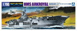Aoshima 1/700 Scale Model Kit WWII British Navy Aircraft Carrier HMS Ark Royal Model