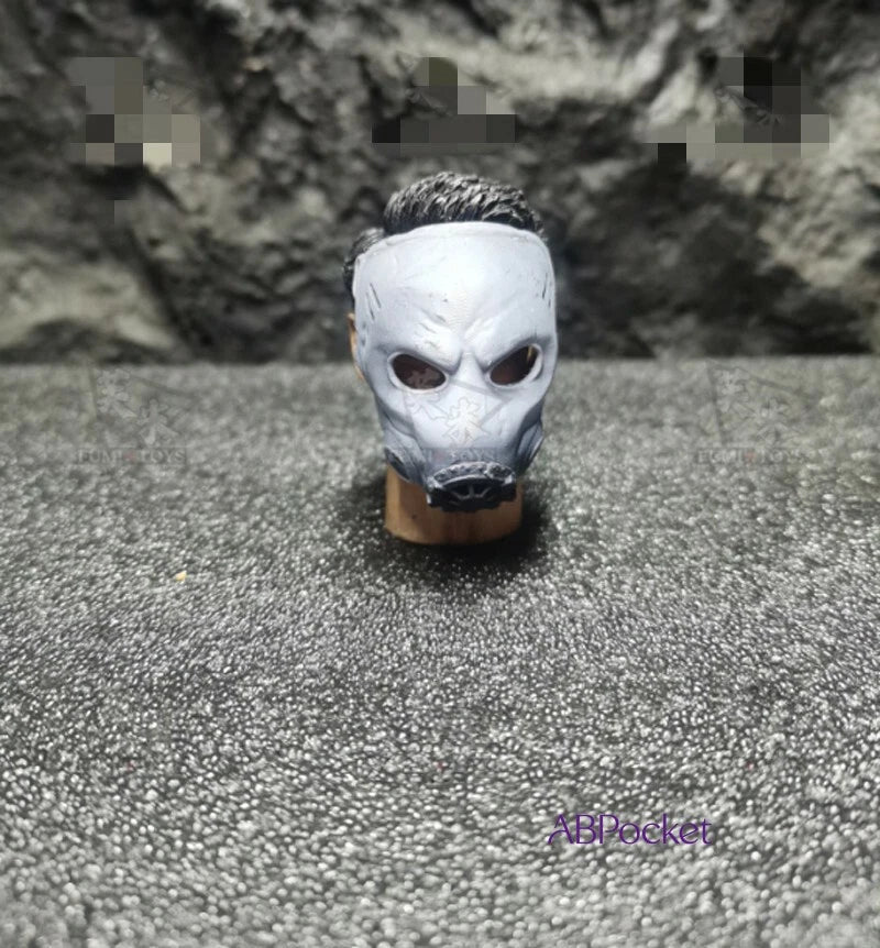 White DIY Mask Model For Soldier 12" Action Figure 1/6 Warrior Accessories Cool Model