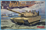US/CA Meng 1/35 TS-032 Abrams M1A1 AIM / M1A1 TUSK USMC/US Army Main Battle Tank Model