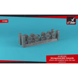 Armory Models AR AW14505 Scale kit 1/144 Concorde wheels w/ weighted tires, late Model