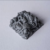 Handmade Skull Resin Keycap Artisan Key cap For MX switch Mechanical keyboard Model