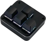 Arrow Keys Only Keyboard Mini WASD 4 Keys Macro Gaming Keypad for Win/Mac, Black Model