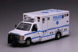 596 1:64 Ambulance Alloy car Model Collectible Ornament Gift Model