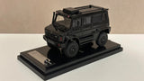GLM 1/64 Mercedes Benz Unimog U5000 SUV Black 2012 Diecast Model limited 500 Model