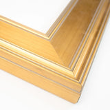 23x30 Frame Gold Solid Wood Picture Frame Width 3 Inches,  Interior Frame Depth Model