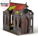 Lost Cathedral Miniature Kit - DIY Miniature House Kit for Adults, Teens, Dollho Model
