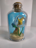 Pikachu Pok¨¦mon Plastic Figurine Bottle Diorama Display Blue/Clear Cork Lid Model