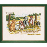 Eva Rosenstand counted cross stitch kit "Kennels", 40x50cm, DIY Model