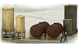 Walthers Cornerstone 933-3197 HO Industrial Tanks Detail Set Kit Model
