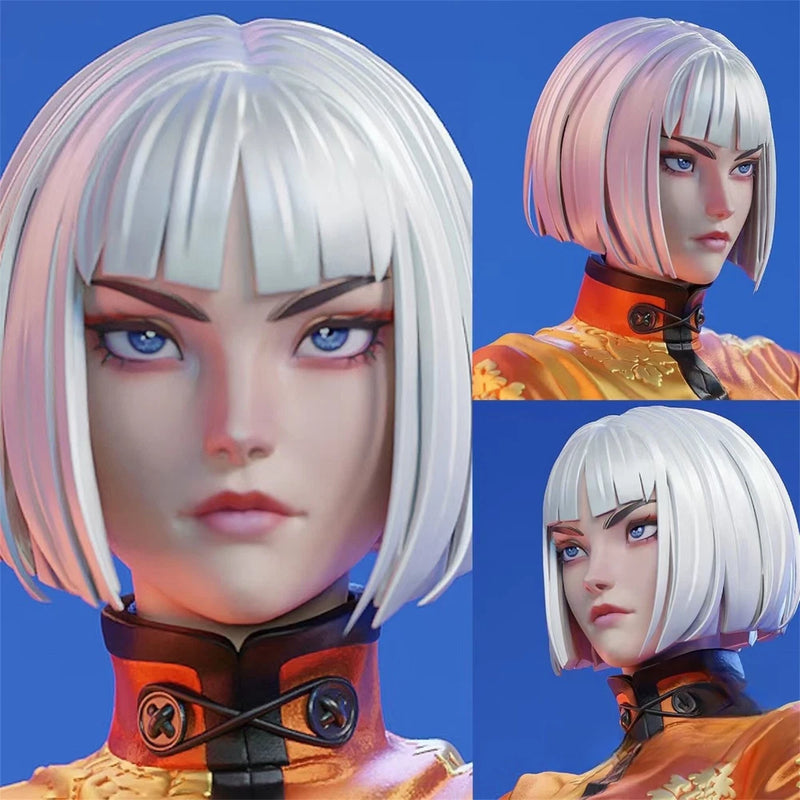 1/6 1/12 1/18 scale Short Haired Female Head Sculpt Carved Model Toys Model