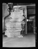 Photo:1930s Industrial Warehouse Stack of Plywood Sheets and Boards Model