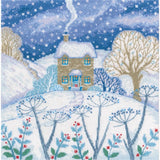 RTO counted cross stitch kit "In a winter fairy tale", 20x20cm, DIY Model