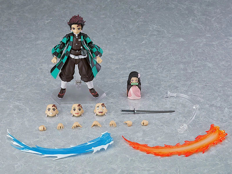 Anime Demon Slayer Kamado Tanjiro Figma 498-DX PVC Action Figure Toy No box Model