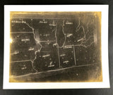 Vintage Antique Real Photo Original Snapshot Photograph Aviation Class Board Map Model