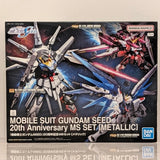 [IN HAND] SEED 20th MS Set Metallic Freedom Justice Providence 1/144 Gundam Base Model