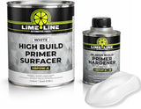 LiME LiNE Automotive 2k High Build Primer Surfacer - White - 1.25 Quart kit Model