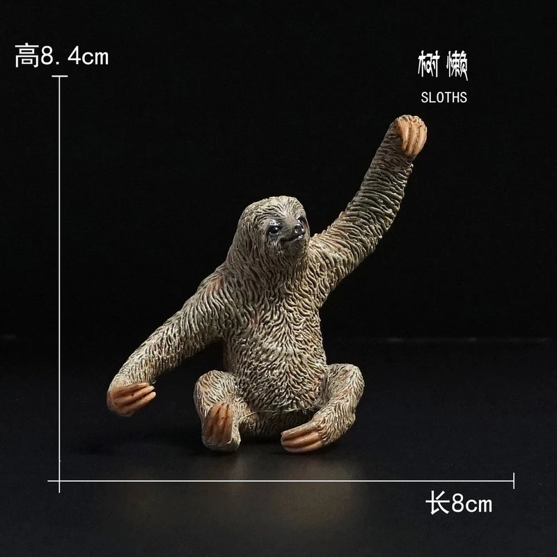 SLOTHS  Model Animal Model For 1/6 Action Figure Scene Accessories@! Model