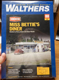 WALTHERS 933-2909 MISS BETTIE'S DINER BUILDING KIT NEW IN BOX HO SCALE Model