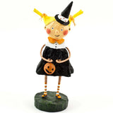 Lori Mitchell Adorable Dora Halloween Girl Witch Figurine Figure Folk Art Model