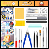 23Pcs Hobby Model Building Tools Kit - Essential Craft Set for Gundam & Repairin Model