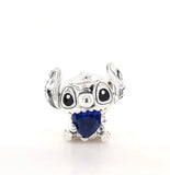 GENUINE PANDORA x DISNEY Stitch Blue Heart Charm 794731C01 Charms