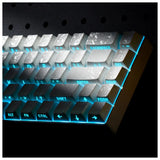 XVX White Shine Through Keycaps Forged Carbon Texture Cherry Profile ANSI MX Model