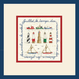 Le Bonheur des Dames counted cross stitch kit "July I", 10,5x10,5cm, DIY Model
