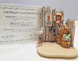Rare Goebel 1999 Fisherman's Feast Porcelain Display Hummelscape Collection COA Model