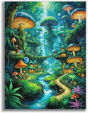 Diamond Art Kits for Adults,Enchanted Mushrooms diamond art-mushroom-1218 Model