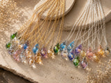 Handmade Acrylic Conch Shell Necklace ¨C 18¡± Chain ¨C Silver or Gold Charms