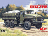 Scale 1:72 ICM 72711 Ural-375D Soviet Army Truck Cold War - Plastic Model kit Model