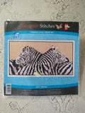 Designer Stitches "Zebras" Cross Stitch Kit N47 Sealed Model