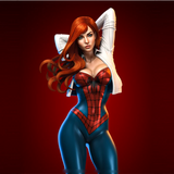 Mary Jane 1/8 1/6 1/4 3D Print Figure Model Kit Unpainted Unassembled GK Model