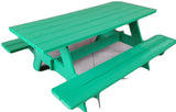 Picnic Table Model Prop Kit 1/10 Scale Action Figure Diorama Dollhouse Accessory Model