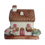 Small Cottage House Capodimonte Figurine Made in Italy Hand Painted Display Model