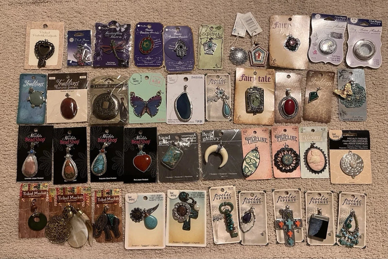 Lot of 41 Assortments Of pendents/ Charms Charms