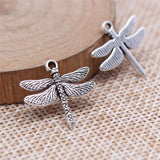 170 Pcs Tibetan Silver Dragonfly Charms Pendant 18X18MM DIY Making C15966 Charms