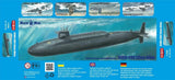 Mikro Mir 350-042 - 1/350 - SSBN-608 Ethan Allen. Scale plastic model kit Model